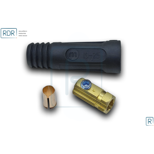 Conector Engate Rápido 9Mm Cabo Fêmea - 10 A 25Mm