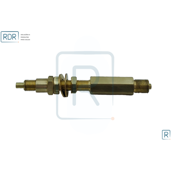 Haste Central Do Euro Universal Rosca Fina 135Mm Completa