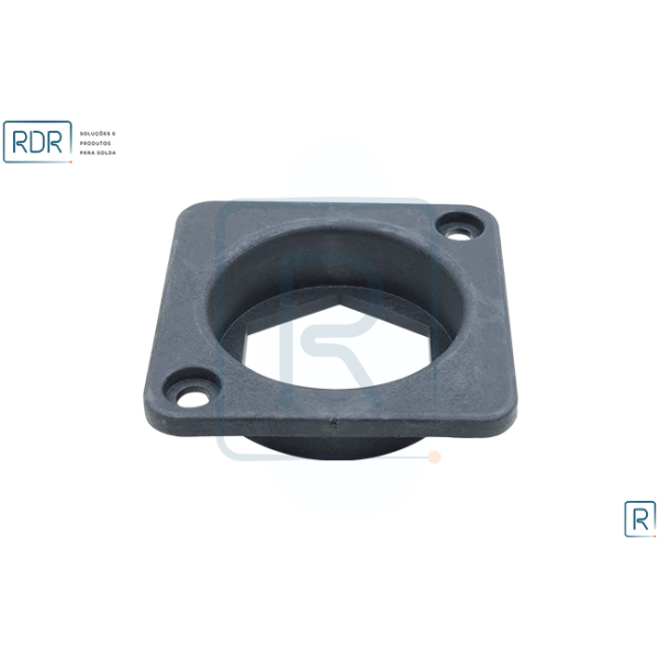 Flange Do Euro Sextavado Base Quadrada